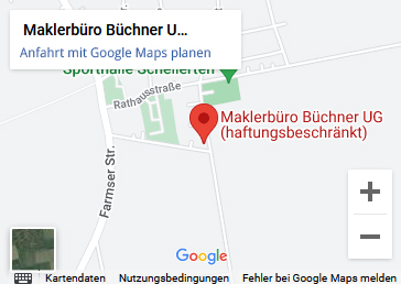 Anfahrt zu Maklerbüro Büchner Schellerten